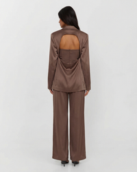 Wren | Satin Lapel Tailored Co-ord Set