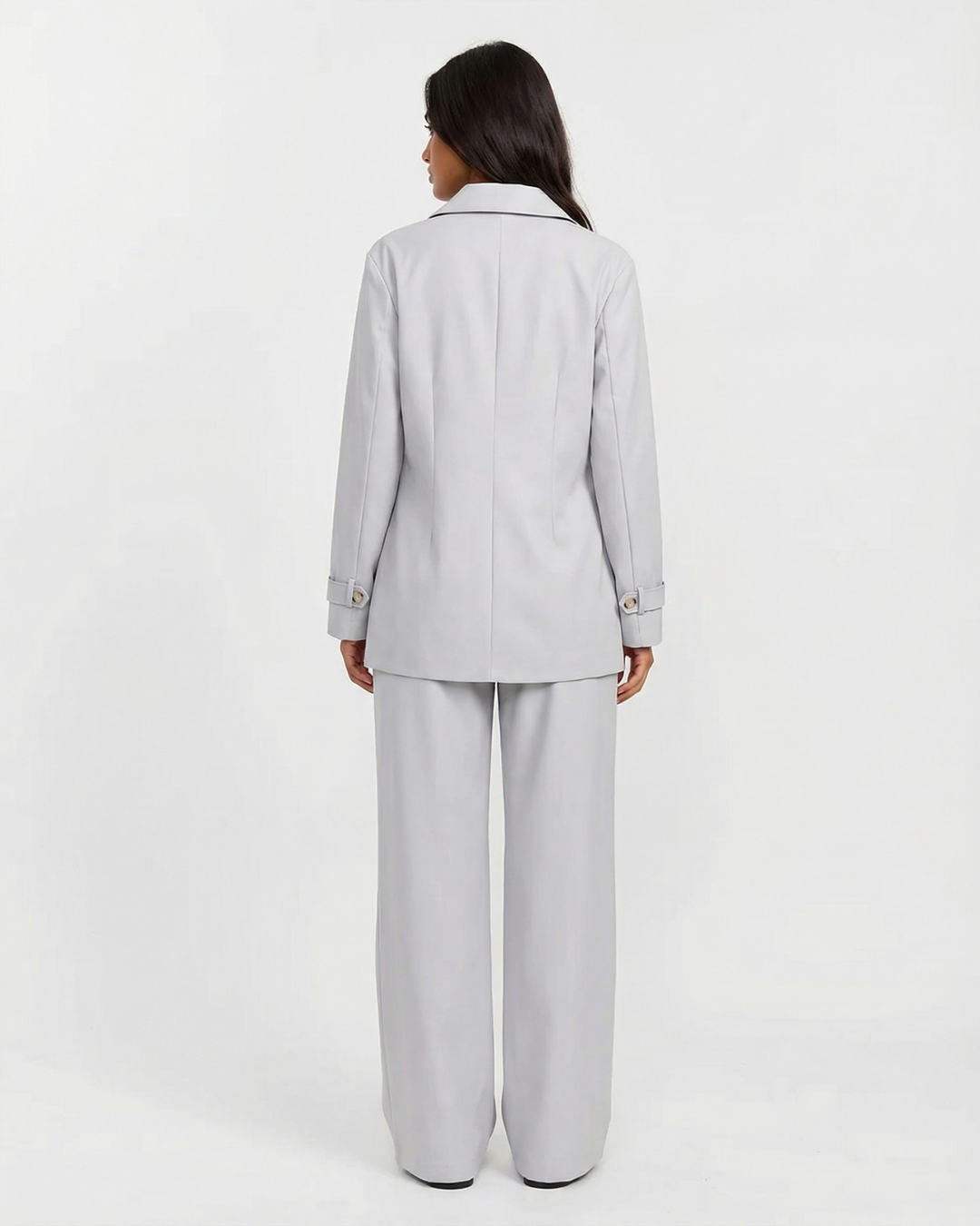 Nina | Grey Wide Leg Co-ord Set