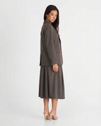 Ruby | Tailored Blazer Midi Skirt Matching Set