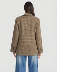 Summer | Check Lined Tailored Blazer
