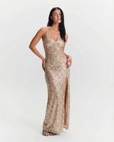 Louisa | Sequin Split Maxi Dress