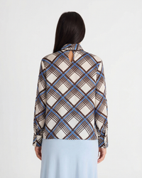 Nell | Plaid Long Sleeve Blouse