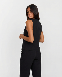 Charlotte | Asymmetric Tailored Blazer Wide Leg Pants Set