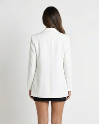Darcy | Relaxed Tailored White Blazer