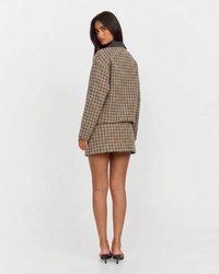 Annabelle | Check Jacket Mini Skirt Co-ord Set