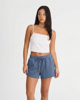 Penelope | Relaxed Brushed Terry Lounge Shorts with Drawstring Waist