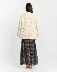 Eloise | Tailored Sequin Disc Embellished Blazer