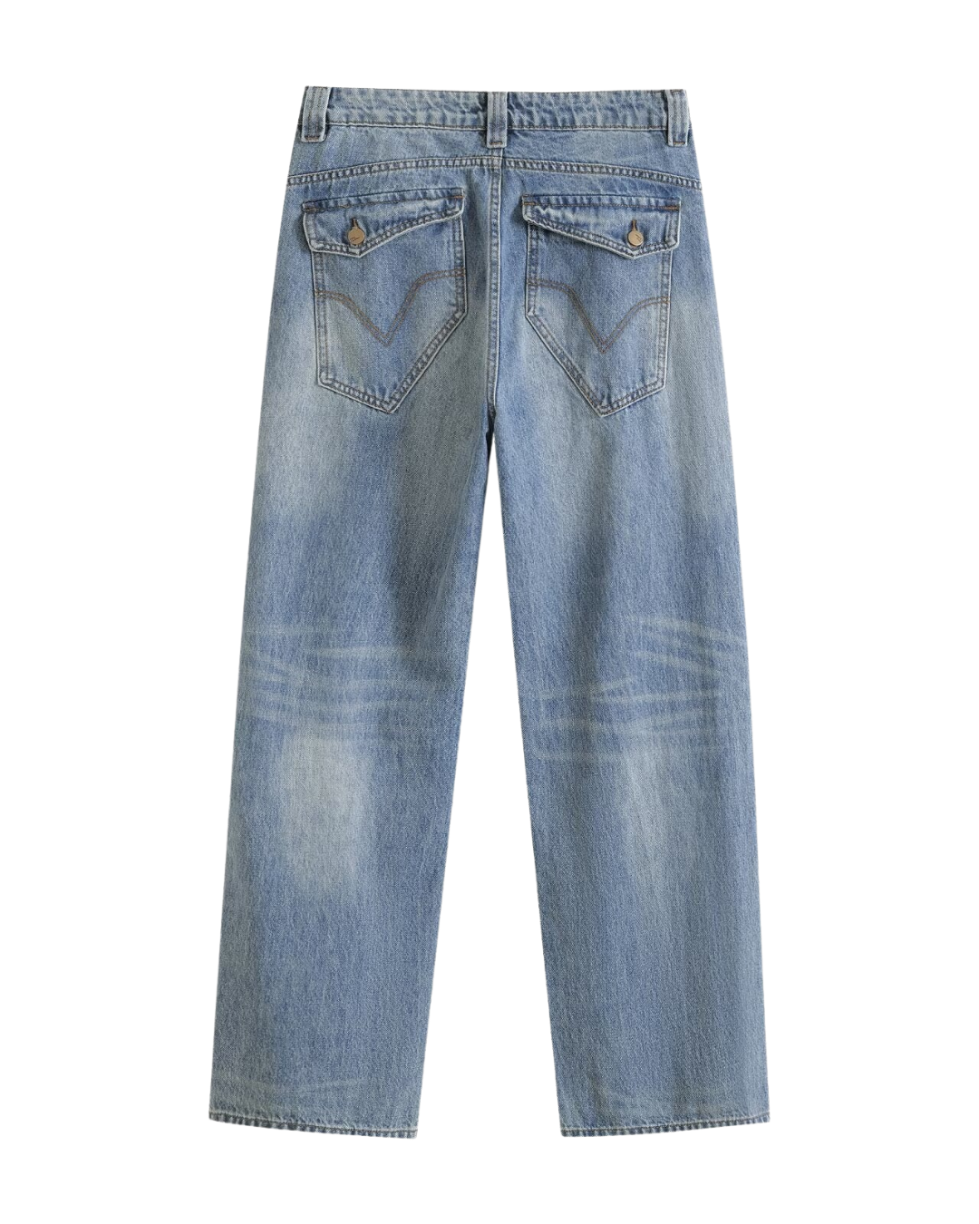 Zoe | Wide Leg Jeans Light Blue High Waisted