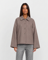 Zara | Cropped Wide Sleeve Shacket