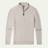 Ephraim | Men's Cable Knit Quarter Zip Jumper