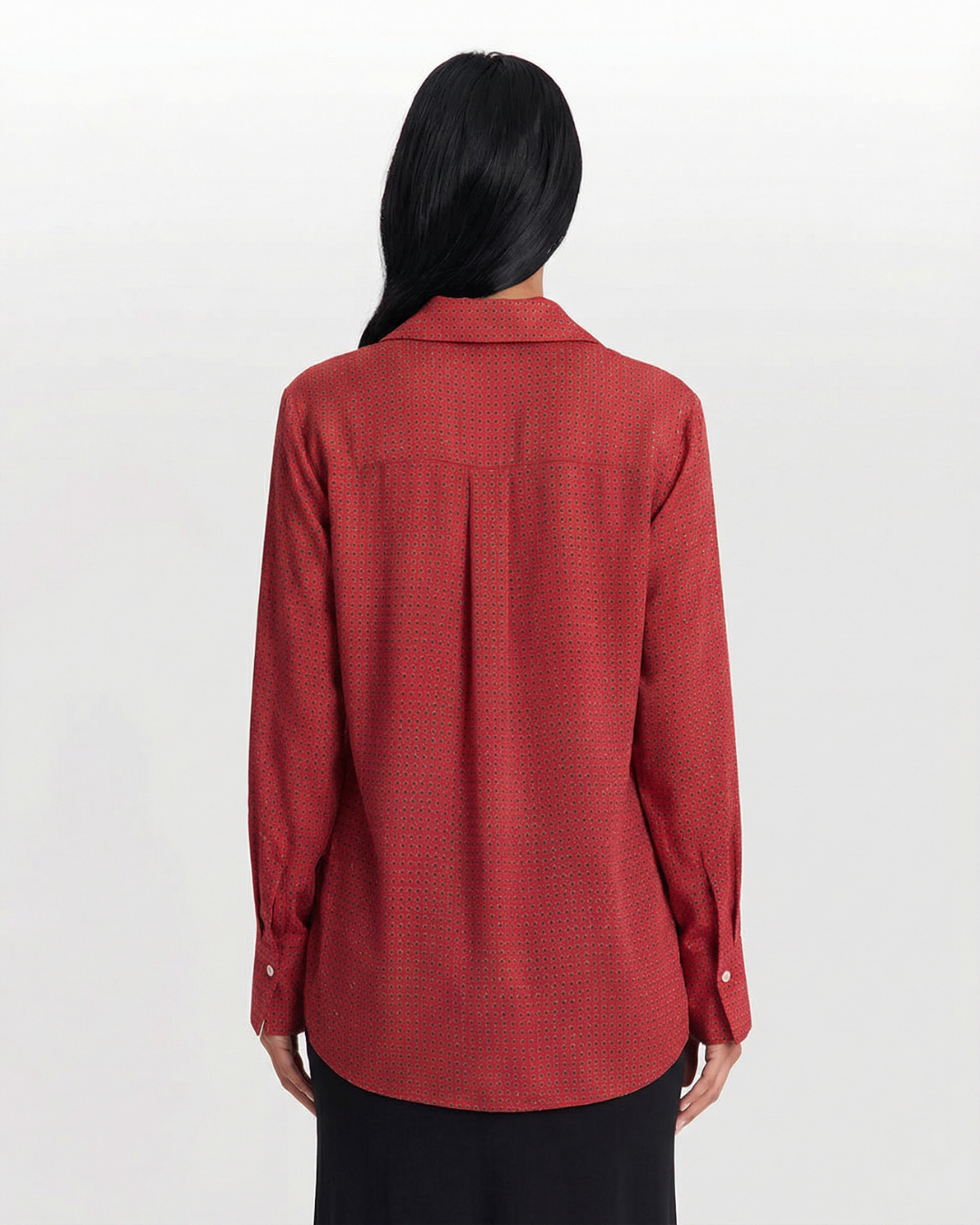 Sadie | Tie-Neck Satin Blouse