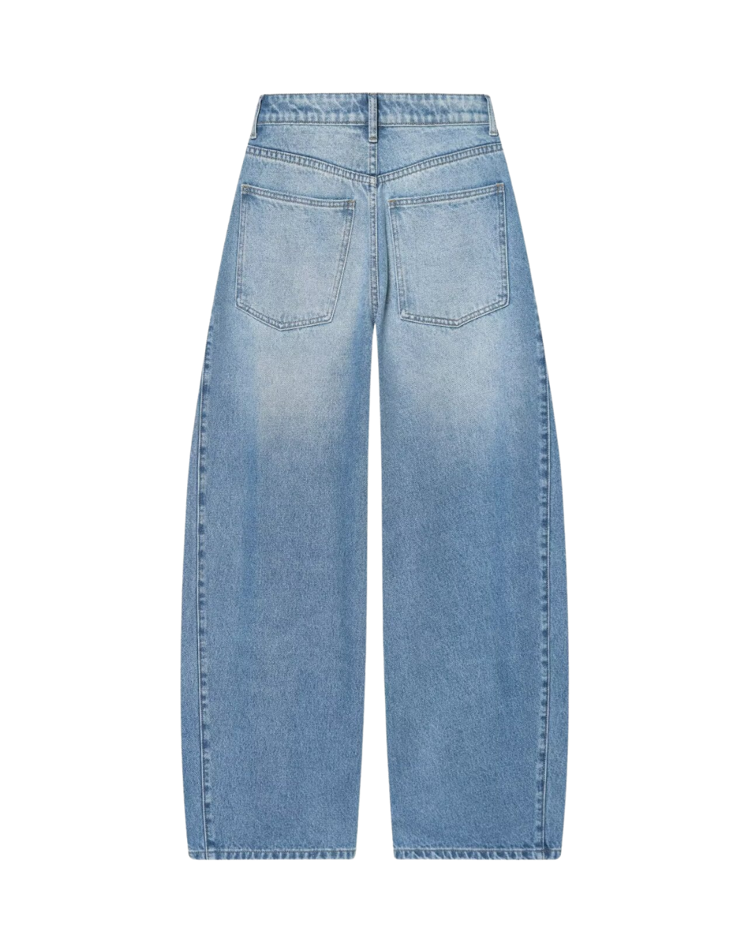 Neve | High Waisted Wide Leg Jeans Light Blue Vintage
