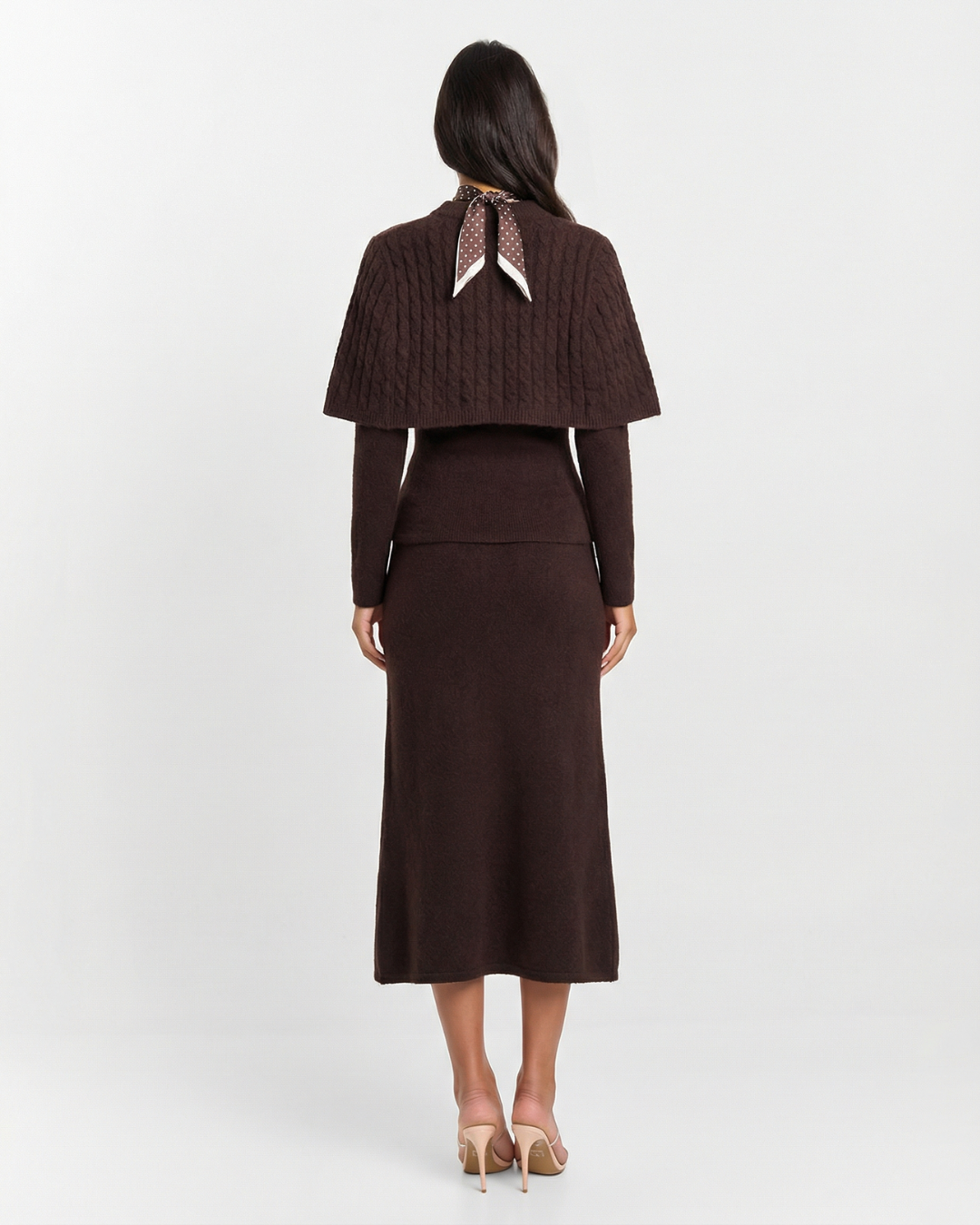 Nora | Fine Gauge Knit Midi Dress Co-ord Set