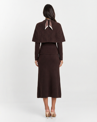 Nora | Fine Gauge Knit Midi Dress Co-ord Set