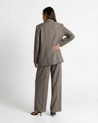 Ava | Double-Breasted Blazer and Wide Leg Trouser Set