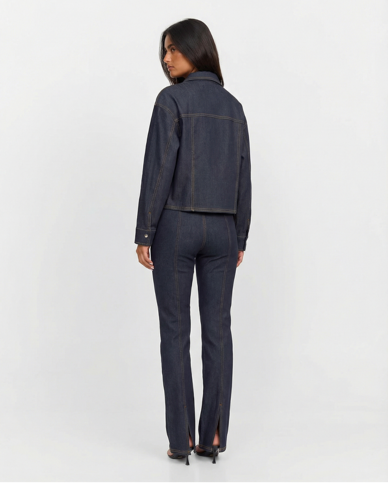 Violet | denim matching set