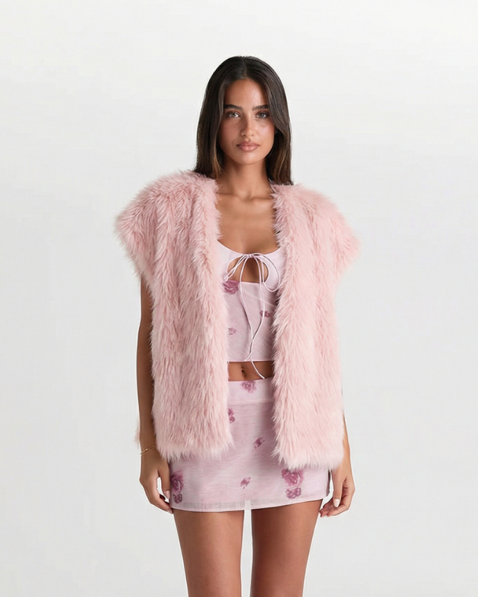 Nola | Casual Fluffy Faux Fur Coat