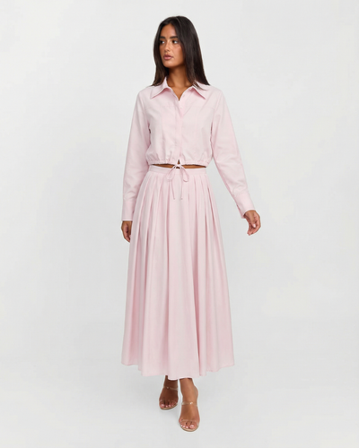 Mia | Elegant Pink Jacket Dress Set