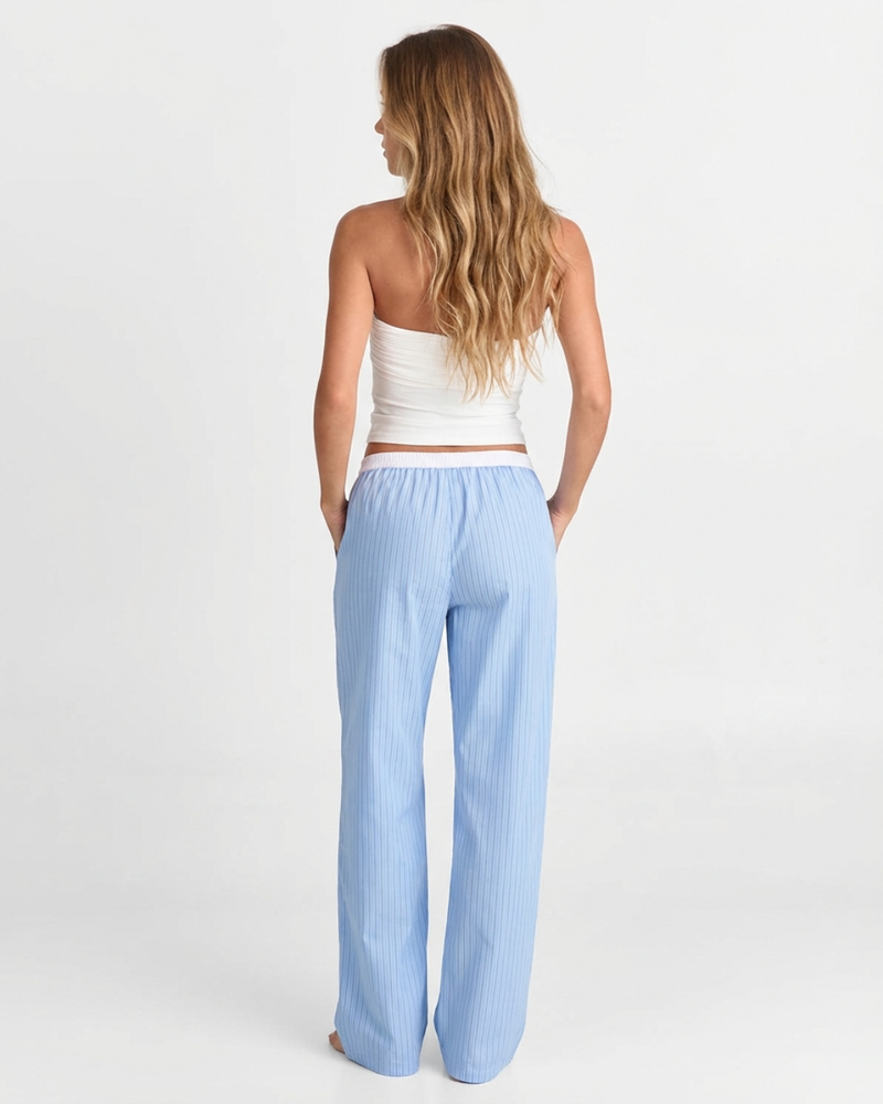 Charlotte | striped wide leg pants