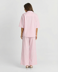 Sophia | Soft Cotton Relaxed Wide Leg Co-ord Set