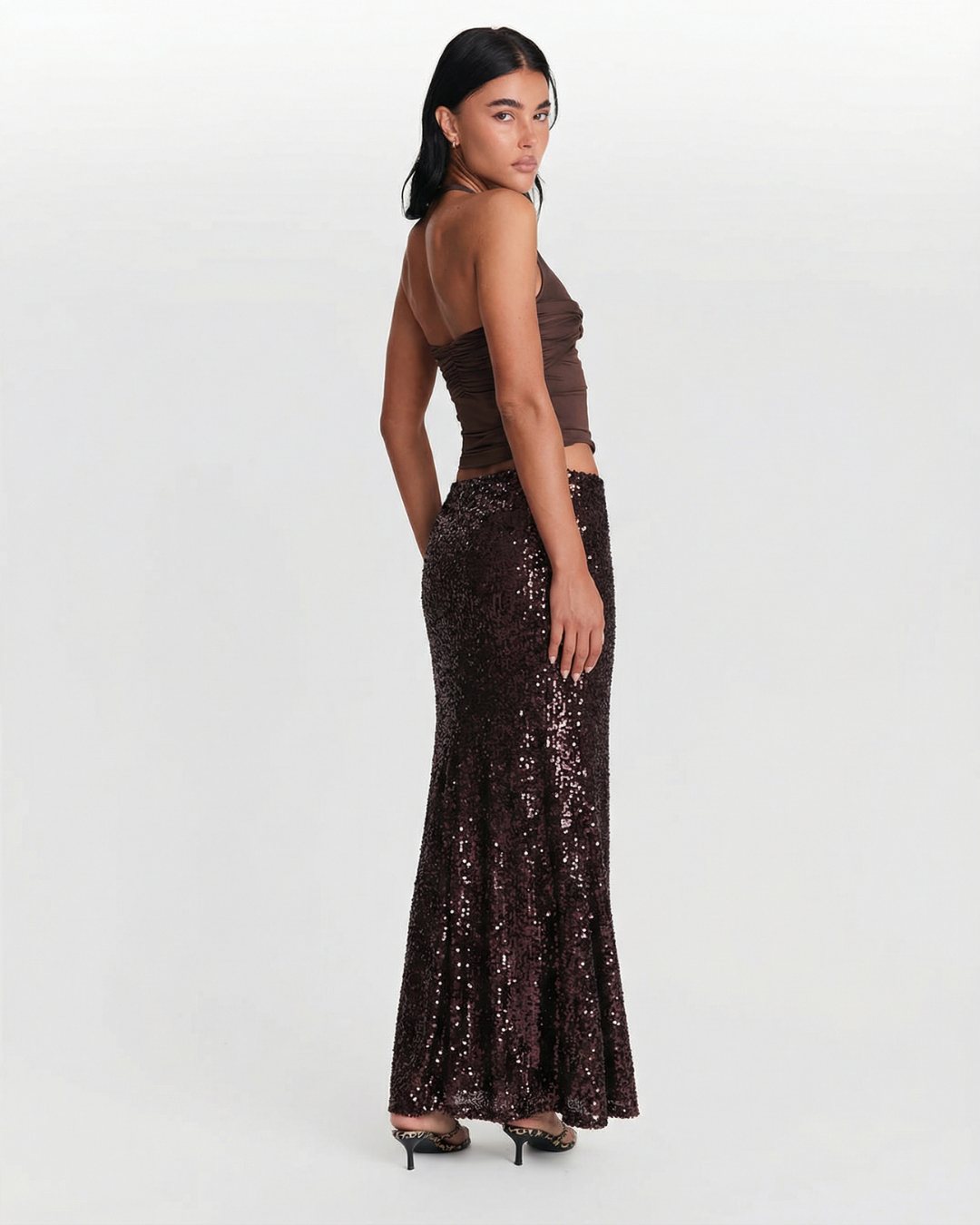 Ruby | Sequin Bodycon Maxi Skirt