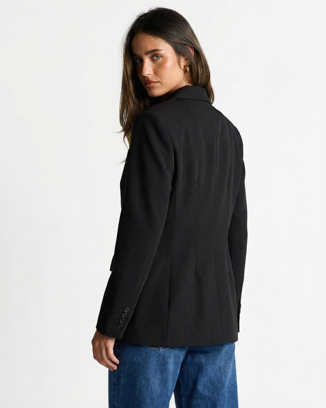Mary | Structured Tailored Black Blazer