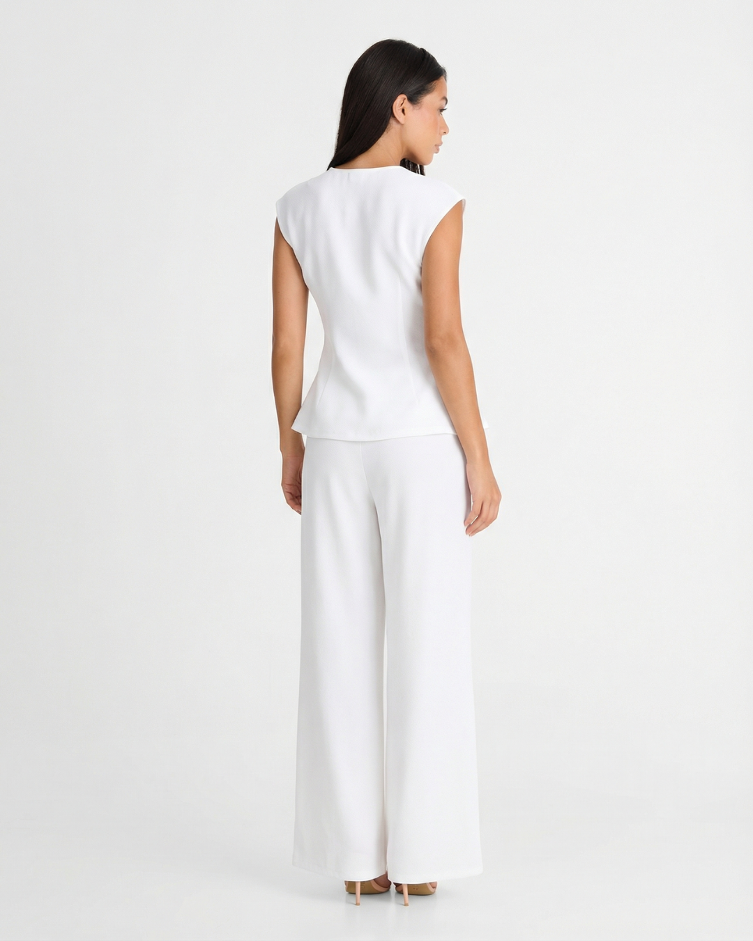 Sophia | Elegant Sleeveless Wide Leg Co-ord Set