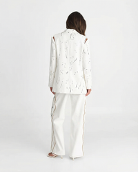 Lois | Relaxed Structured White Blazer