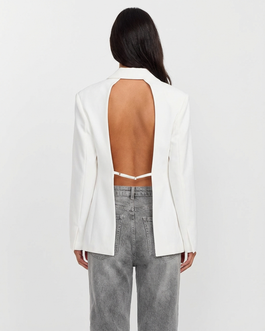 Nola | Smart Casual White Blazer