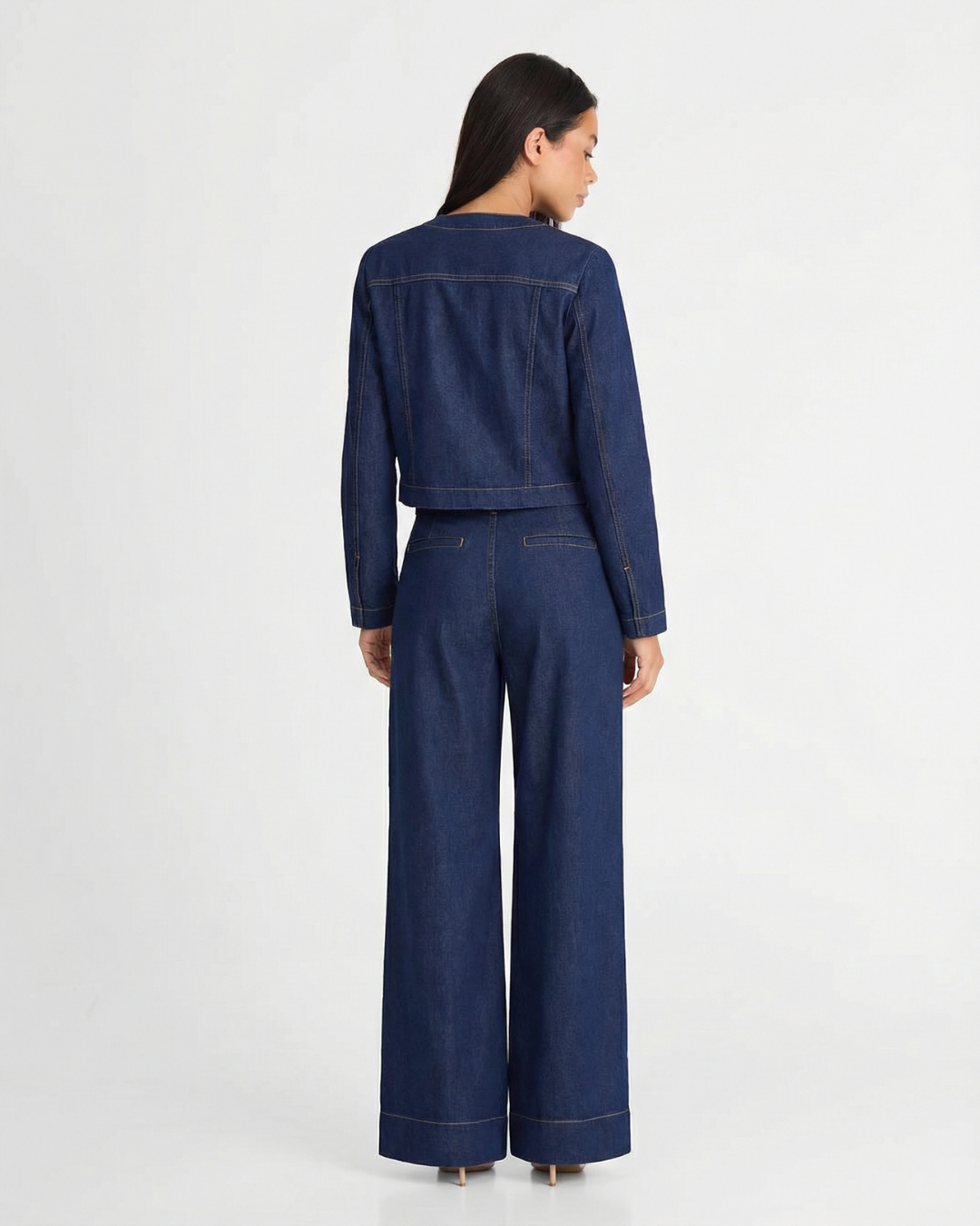 Orla | Denim Wide Leg Matching Set
