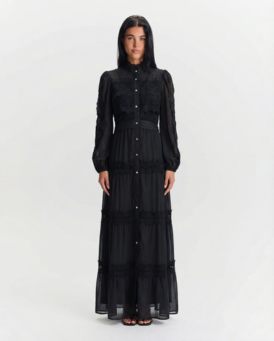 Esme | Long Sleeve Lace Maxi Dress