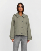 Lucy | Cropped Windbreaker with Hood