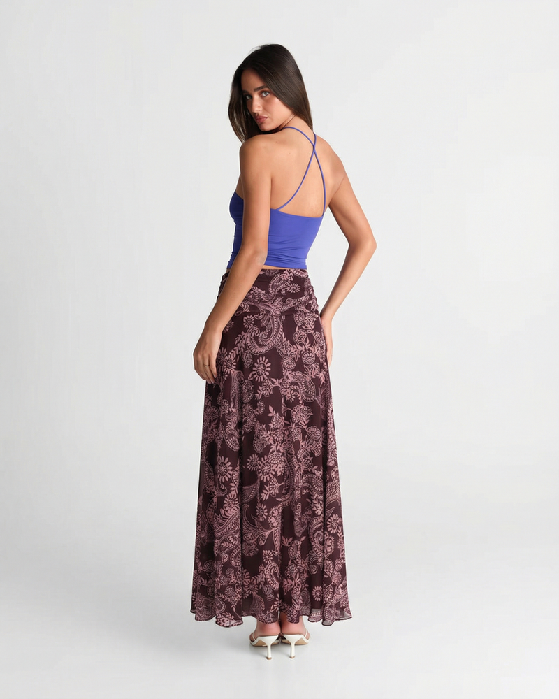 Lexi | floral maxi skirt