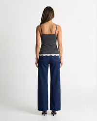Georgia | Lace Trim V-Neck Cami Top