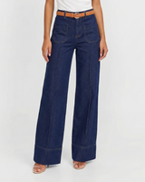 Margot | Wide Leg Utility Jeans