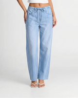 Eva | Wide Leg Drawstring Jeans