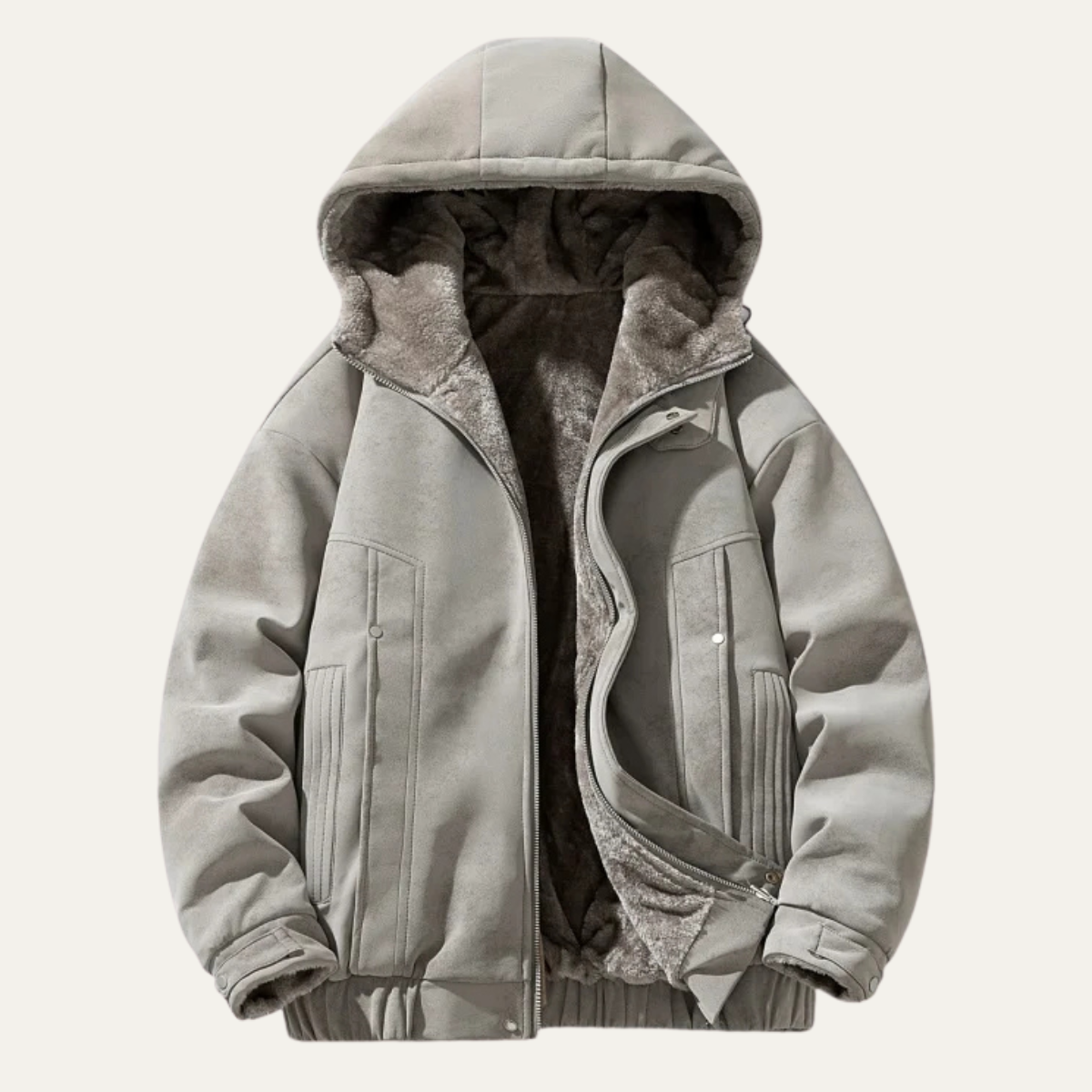 Dashiell puffer jacket in Grey