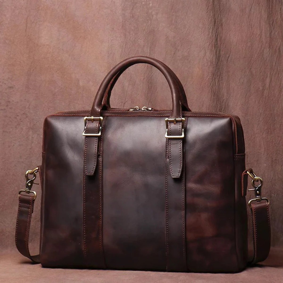 Edwin | Vintage Genuine Leather Business Bag