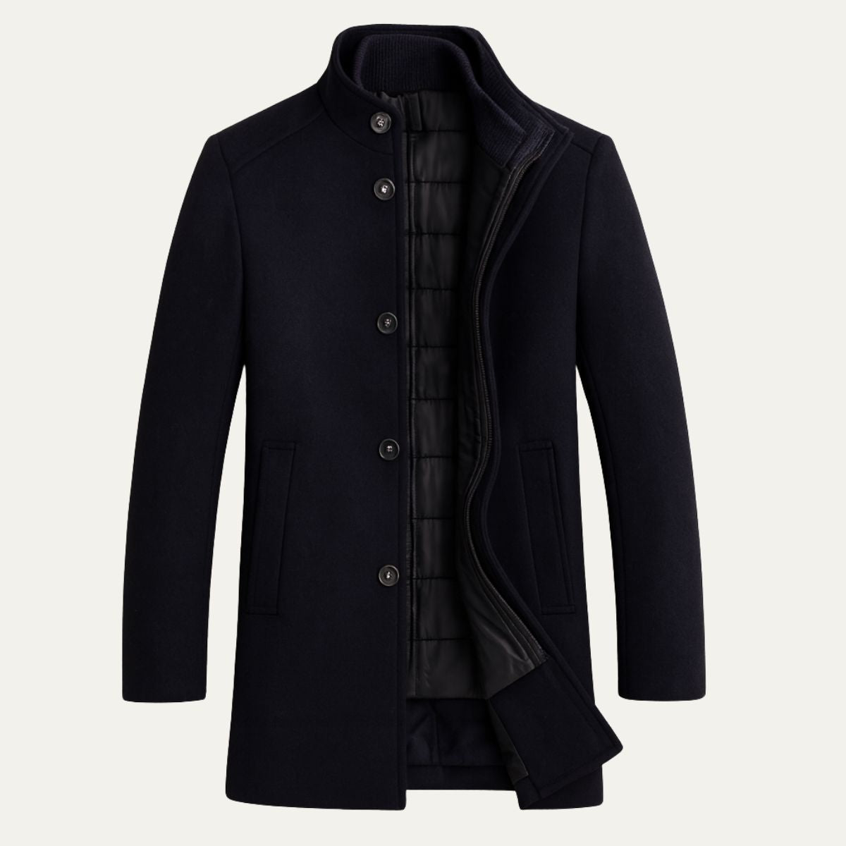 Egerton overcoat in Navy Blue