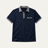 Miles | Contrast Collar Short Sleeve Polo Shirt