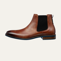 Torrington men's leather Chelsea boots in Brown