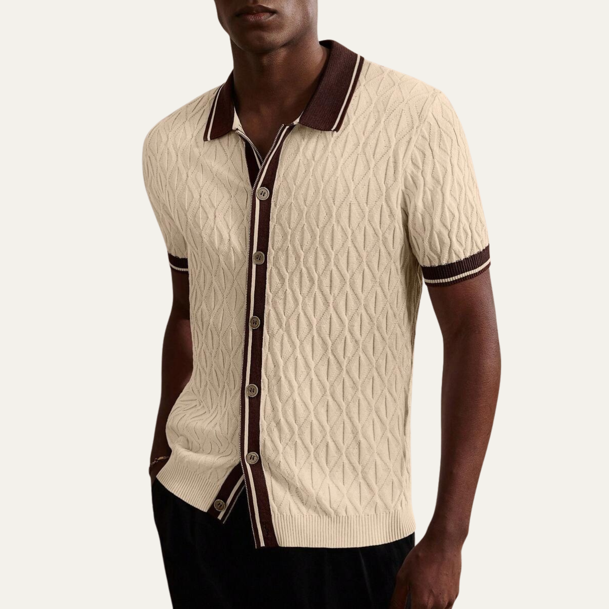 Keith polo shirt Apricot