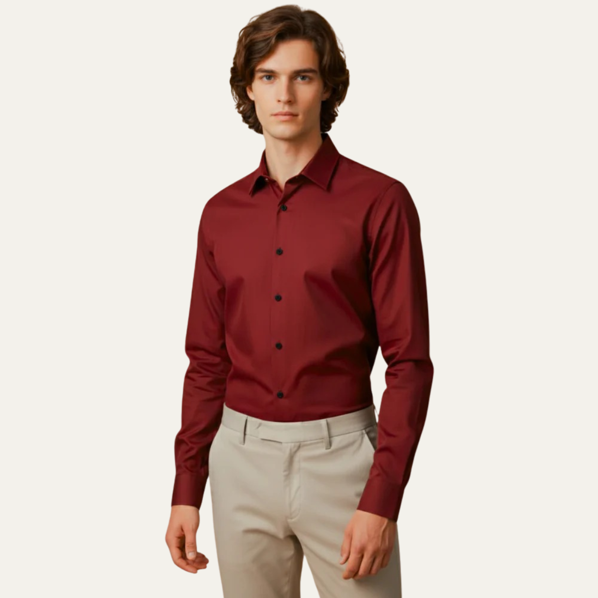 Curtis | Premium Long Sleeve Button Up Shirt