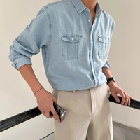 Tennyson denim shirt, fourth view