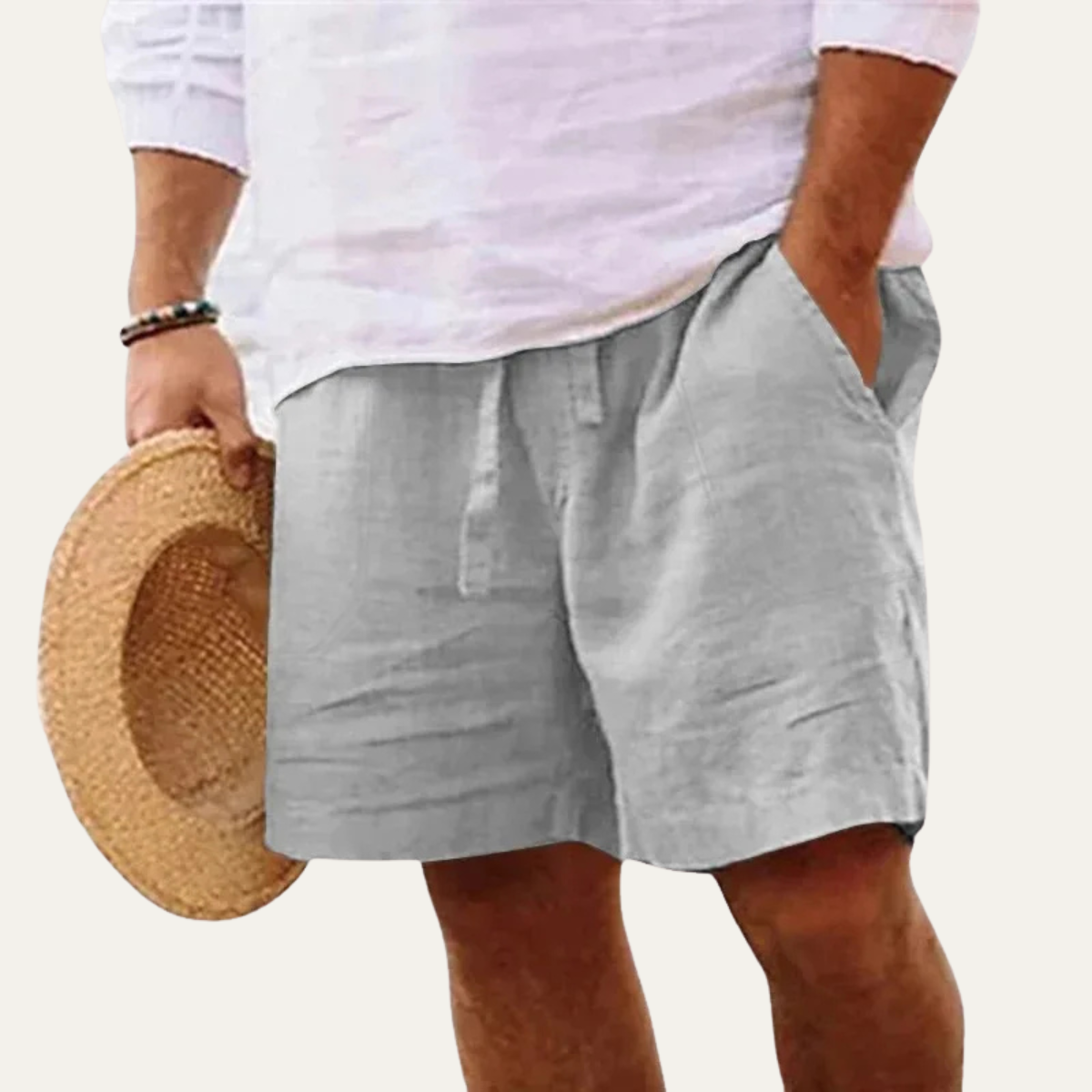 Frederick | Men's Elastic Waist Lightweight Shorts