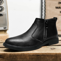 Kael men's leather Chelsea boots, view 9