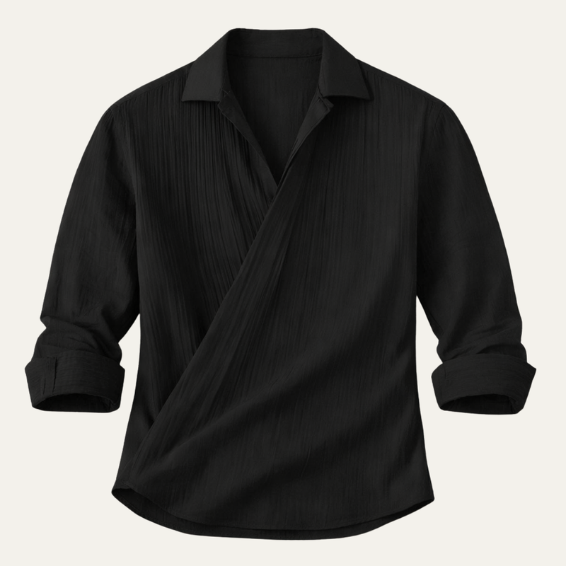 Erik slim fit pinstripe shirt second view