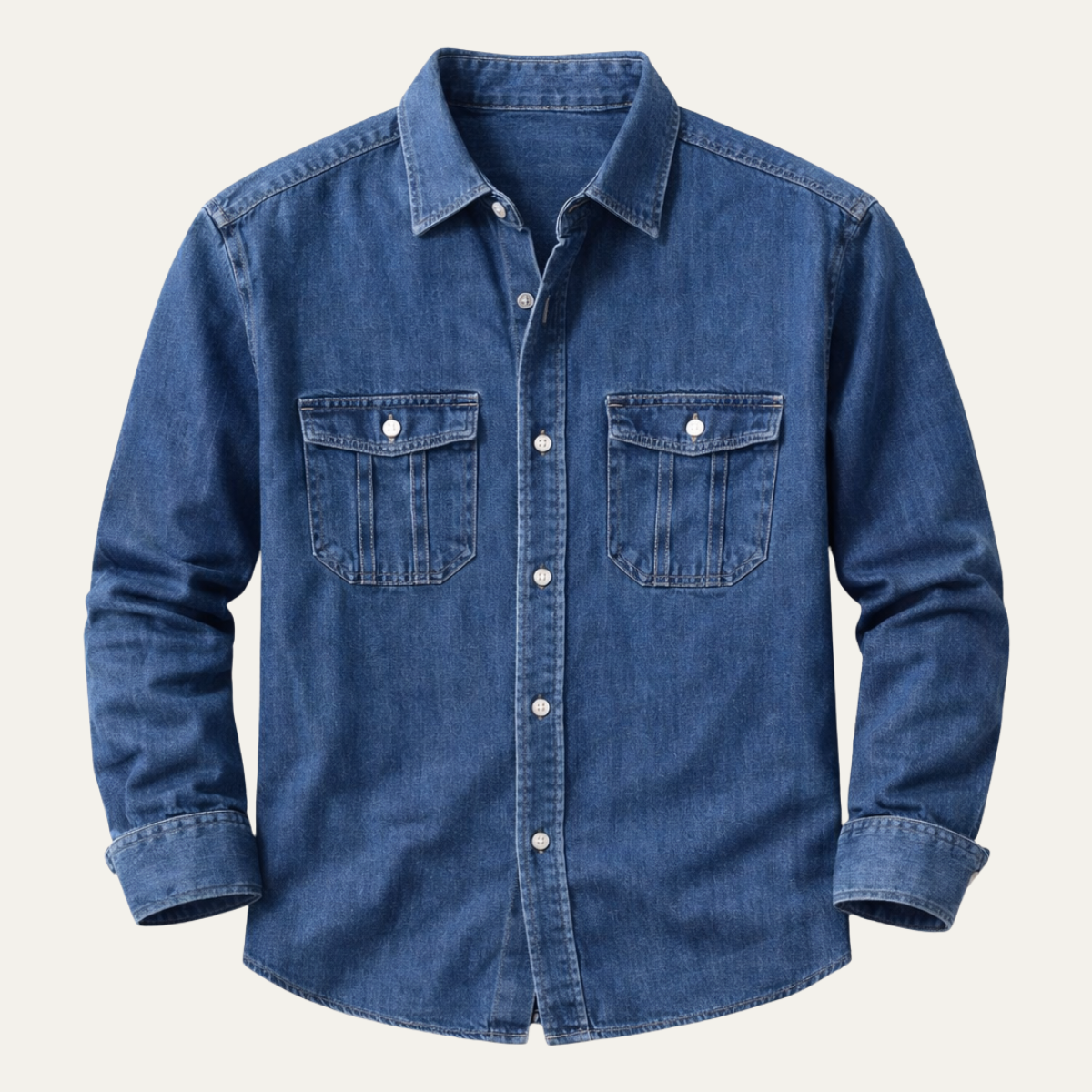 Tennyson denim shirt in Dark Blue