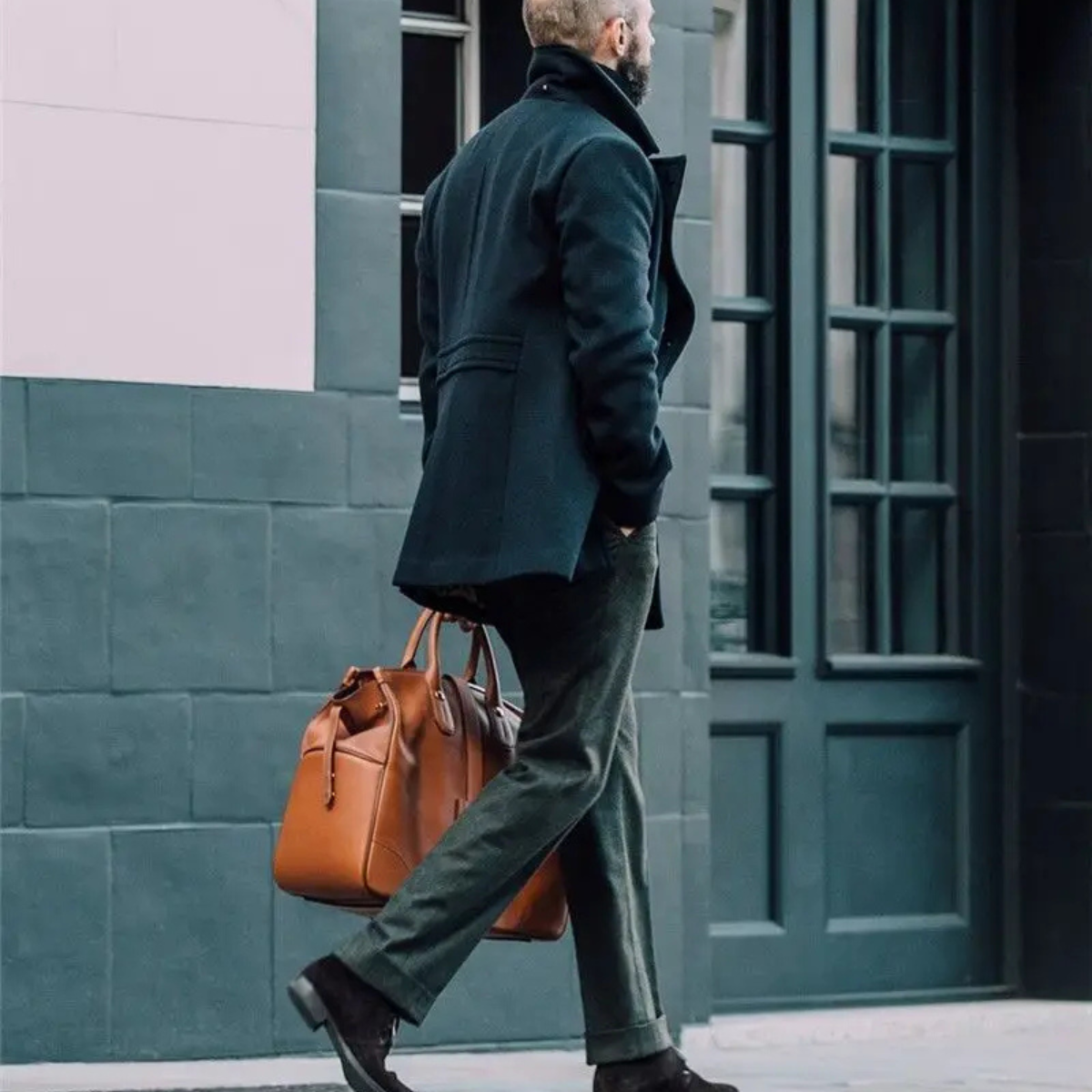 Draycott coat in Black, fifth view