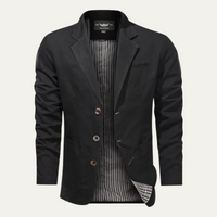 Marshall | Lightweight Cotton Single-Breasted Blazer for Men